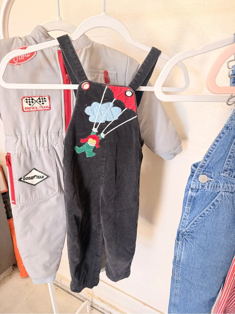 Vintage 70s 80s 90s Kids Overalls Coveralls Bibs Snow Suit Oshkosh Guess Retro